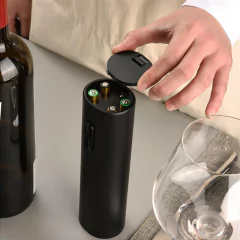 Abridor Vinho Garrafa Automático Eletrico Saca Rolha Pilha (STO1978) - comprar online
