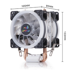 GMRGB CPU Cooler 3 Pinos RGB PC Silencioso Intel LGA 775 1200 1150 1151 1155 AM na internet