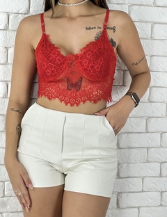 SHORT DE COURO
