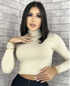 Cropped Poliamida Manga Longa
