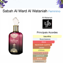 Sabah Al Ward Al Wataniah Feminino - Eau de Parfum 100ml na internet