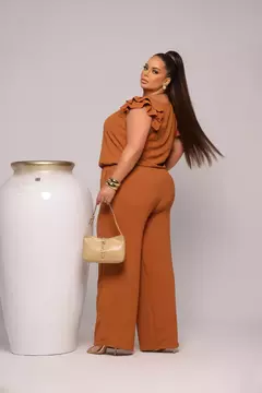 Conjunto Calça Pantalona e Blusa Plus Size - comprar online
