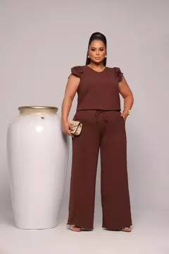 Conjunto Calça Pantalona e Blusa Plus Size - Secret Garden Oficial