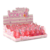 Box 24 Lip Gloss Buni Mágico Rosa com Chaveiro Vivai