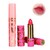 Kit Gloss Labial e Batom Da Vovó Lábios rosa e Hidratados