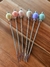 Palito fondue coloridos.