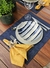 Lugar Americano Impermeavél liso azul marinho. - comprar online