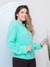 Moletom C/ Estampa Lisa de Pelúcia Fashion Casaco Feminino Moderno P/ Inverno e - comprar online