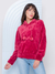Moletom C/ Estampa Lisa de Pelúcia Fashion Casaco Feminino Moderno P/ Inverno e na internet