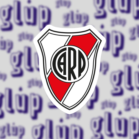 Sticker escudo River - comprar online