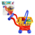Carrinho de Supermercado de Brinquedo com Cesta Removível e Acessórios - MaisCompras.com.br
