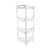 Porta Shampoo Triangular de 4 Andares Branco - MaisCompras.com.br