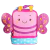 Lancheira Térmica Infantil com Alça Borboleta - Roxo