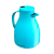 Garrafa Térmica Bule Com Gatilho 1,0 Litro Café - Azul