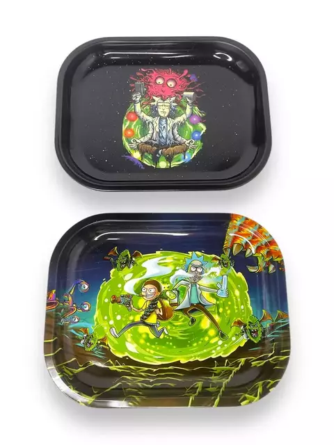 Bandeja Rick and Morty Dimensões - 18x14cm