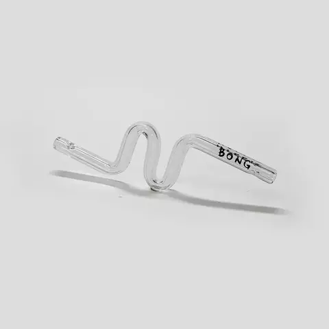 Piteira de vidro Snake 6mm - Hippie Bong