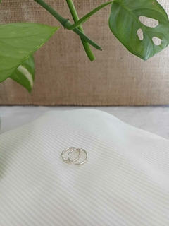 Aros argolla fina PLATA 925 - comprar online