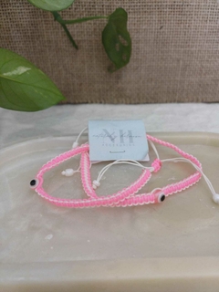 Par de pulseras ojo turco - comprar online