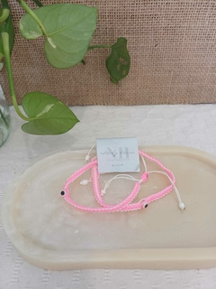Par de pulseras ojo turco