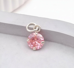 collar con dije fleya rosa PLATA 925 - comprar online