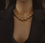 Colar com bolas grandes em Ouro 18k