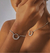 Pulseira Cordão baiano com Círculo Cravejado