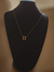 Colar com inicial em Ouro 18k - DestaQ Acessórios