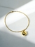 Choker corrente cobra com pingente de bola em Ouro 18k - comprar online
