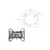 RODIZIO NYLON FIXO 4 POLEGADAS FL 414 NTE - SCHIOPPA - Stech Produtos