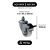RODIZIO INOX GIRATORIO ESPIGA COM FREIO 3 POLEGADAS GLE 312 NTG 170KG - SCHIOPPA - comprar online
