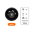 RODA PARA RODIZIO DE PVC PRETA 3 POLEGADAS 80 KG - AJAX - comprar online