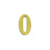 NUMERO 0 BRONZE - PAVILONIS