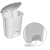 LIXEIRA COM PEDAL 20 LTS BRANCA - comprar online