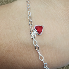 PULSEIRA PAIXÃO EM PRATA 925 na internet