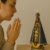 IMAGEM NOSSA SENHORA APARECIDA MANTO PEROLADO 20CM RESINA - comprar online