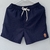 Short Linho Azul Marinho