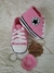Imagem do Tênis de bebê modelo all star em crochê