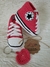 Tênis de bebê modelo all star em crochê - comprar online