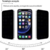 Película Privativa De Cerâmica Fosca Para Iphone 6 Plus/7 Plus/8 Plus Preto - Película Não Quebra!! na internet