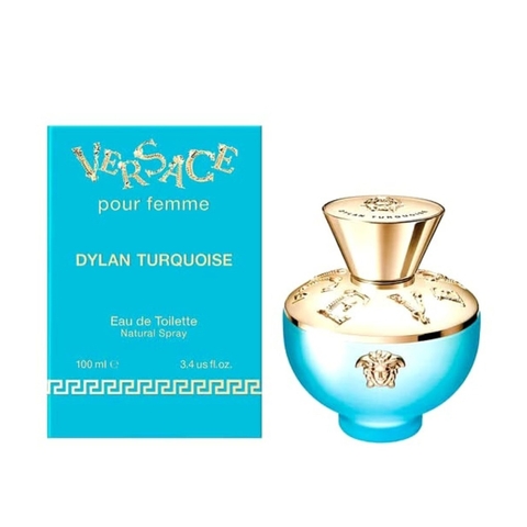 PERFUME VERSACE DYLAN TURQUOISE FEMININO EAU DE TOILETTE 100ML
