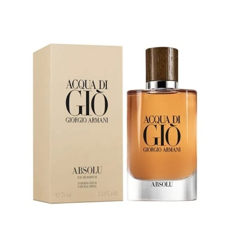 AQCUA DI GIO ABSOLU GIORGIO ARMANI PERFUME MASCOLINO - EAU DE PERFUM 125ML