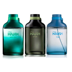 KAIAK MASCULINO EDT KIT x3 UNIDADES DE 100ML