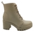 Bota Feminina Salto Coturno Tratorado Ramarim 23-56123