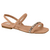Sandália Feminina Moleca Rasteira Elastico 2 Tiras 5462.111 - Lis Magazine