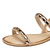 Sandália Mississipi Rasteirinha Metalizada Feminino Mb192 - Lis Magazine