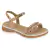 Sandália Menina Molekinha Metalizada 2361.207 - comprar online