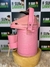 Garrafa Térmica 2,5L – Rosa Baby Couro Premium