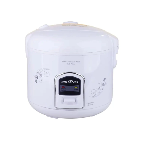 Panela Elétrica de Arroz Britânia PA10 Prime 10 Xícaras - Branca - 220V