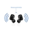 Fone de Ouvido TWS GT Drop Preto - Leechineo - A Melhor Maneira de Simplificar o Futuro!