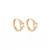 Brinco Folheado a Ouro 18K Clássico com Argola Zirconia - BR2280006